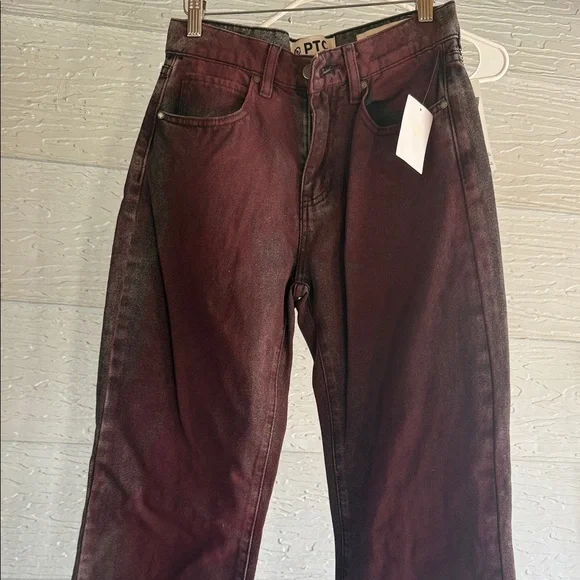 Burgundy Jeans - Picture 1 of 3